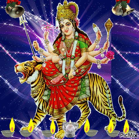 mata gif|maa durga animated.